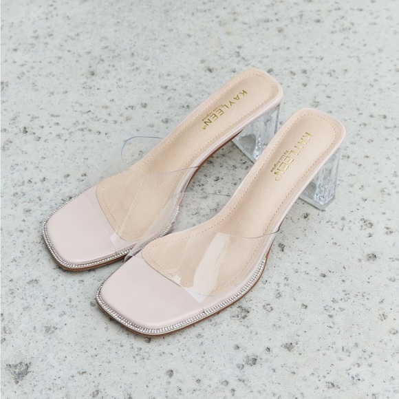 Make Myself Clear Mule Block Heels - Picture 5 of 6